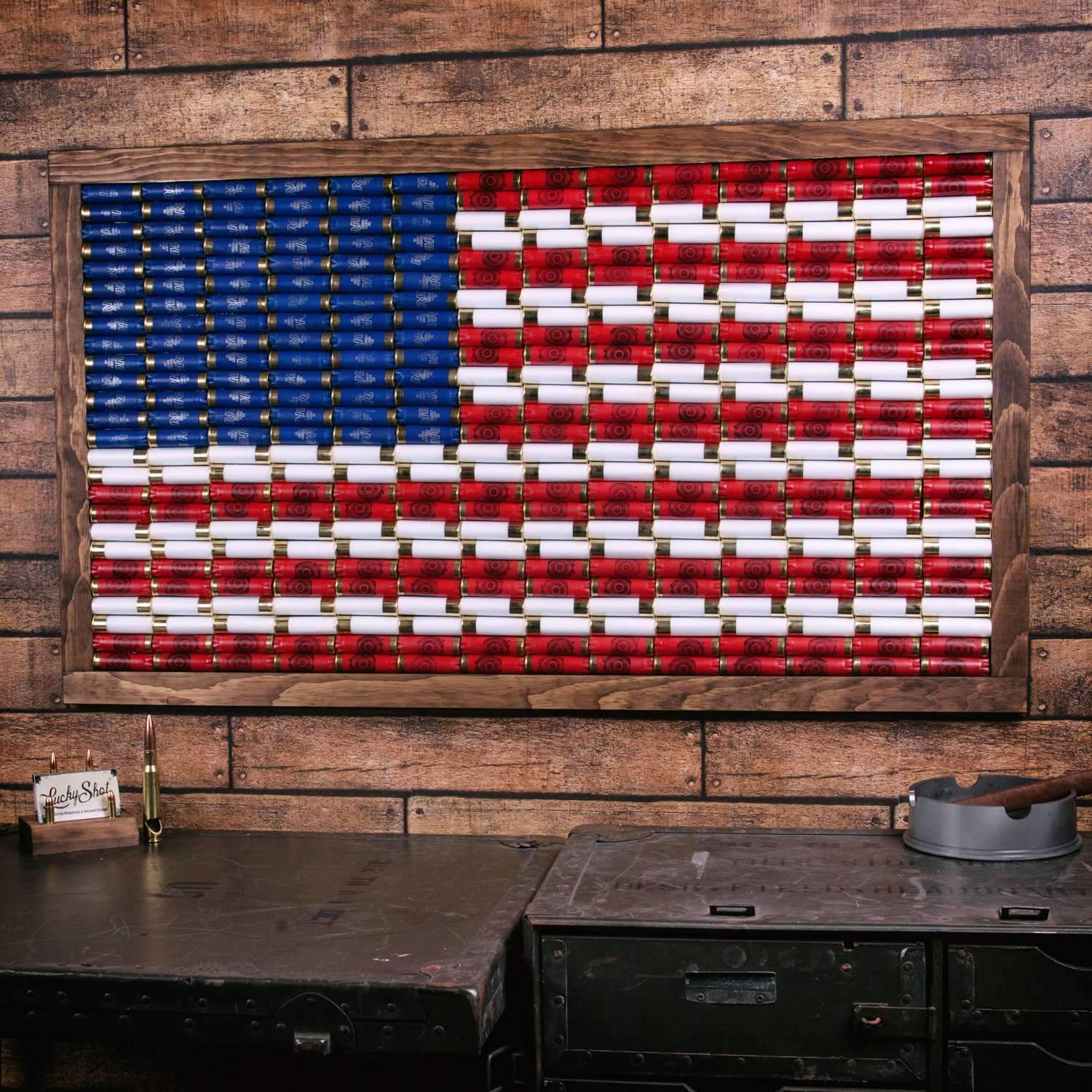 12 Gauge American Flag Wall Art - Medium – militaryballs