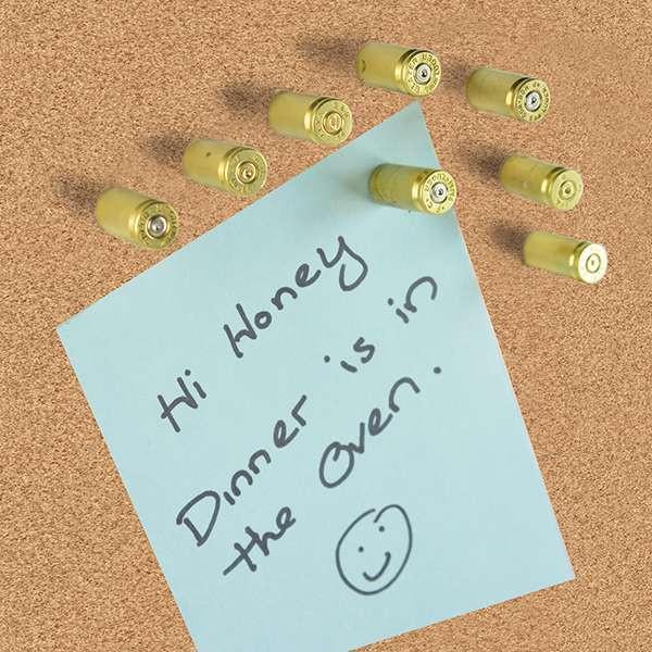 9MM Bullet Push Pins Brass