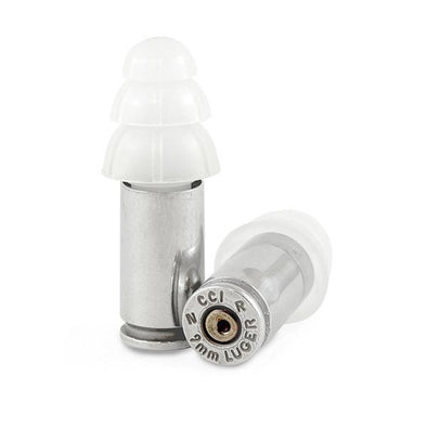 9mm Nickel Bullet Ear Plugs