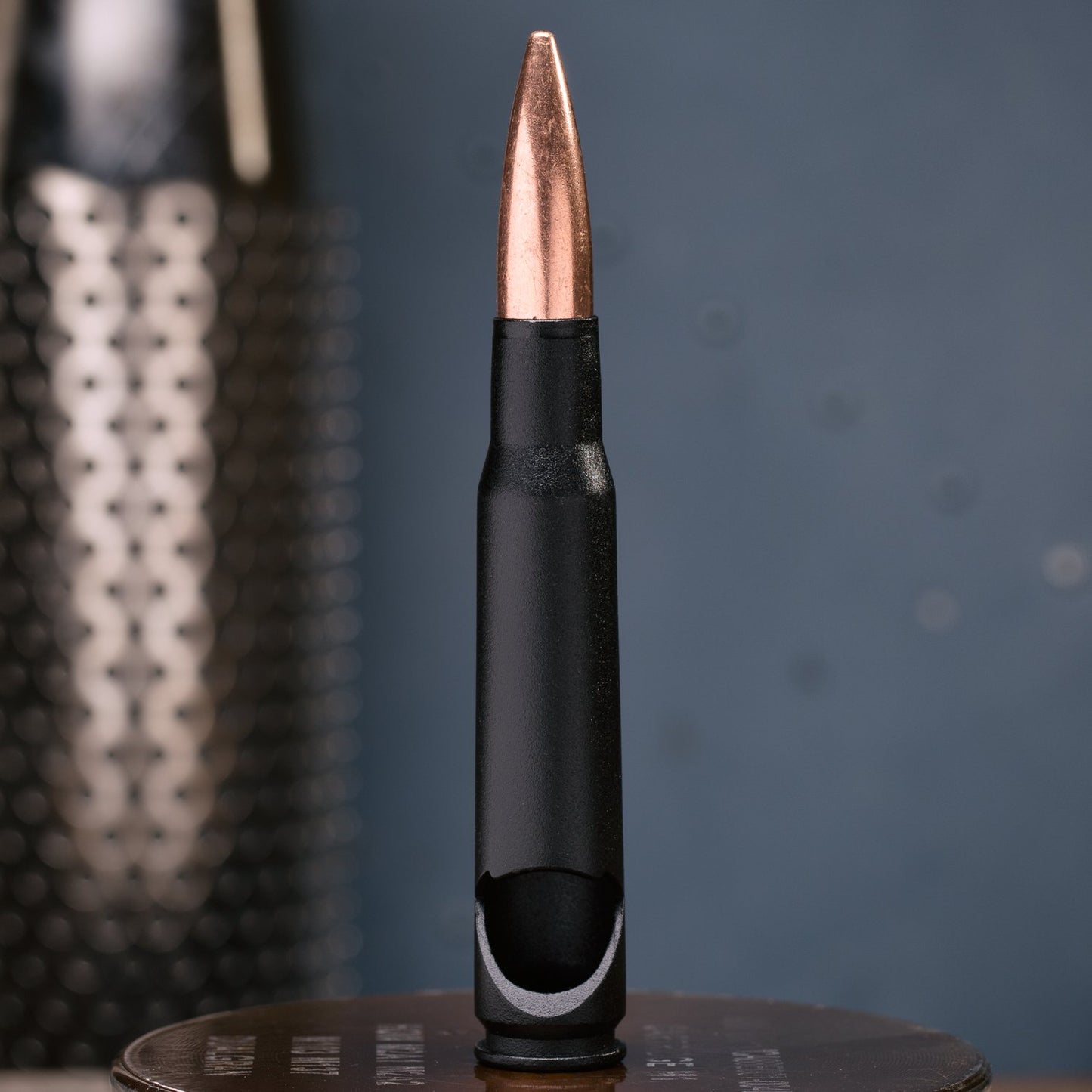 50 Caliber Bullet Bottle Opener in Matte Black